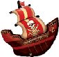 Pirate Ship Mylar Balloon